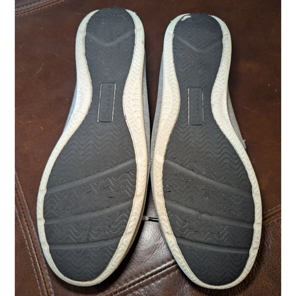 Sperry Leather Top Siders Boat Shoes Loafers Flats Black White Size 8.5 - Picture 8 of 10